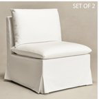 Nelly Slipcover Performance Dining Banquette
