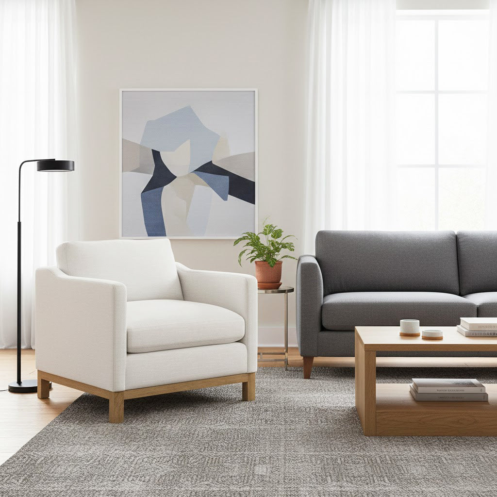 Albert Premium Linen Armchair
