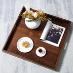 Teratect Square Black Walnut Serving Tray