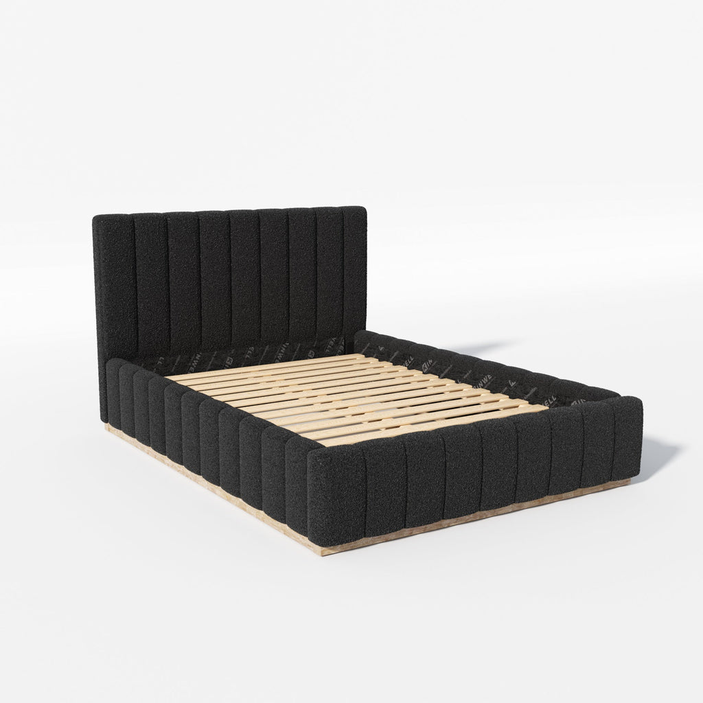 Agnes Bouclé Platform Bed