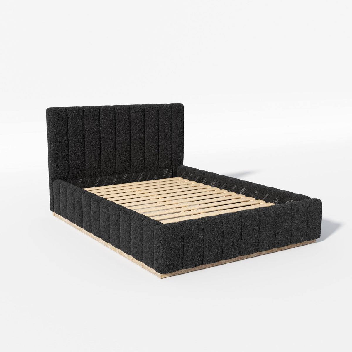 Agnes Bouclé Platform Bed