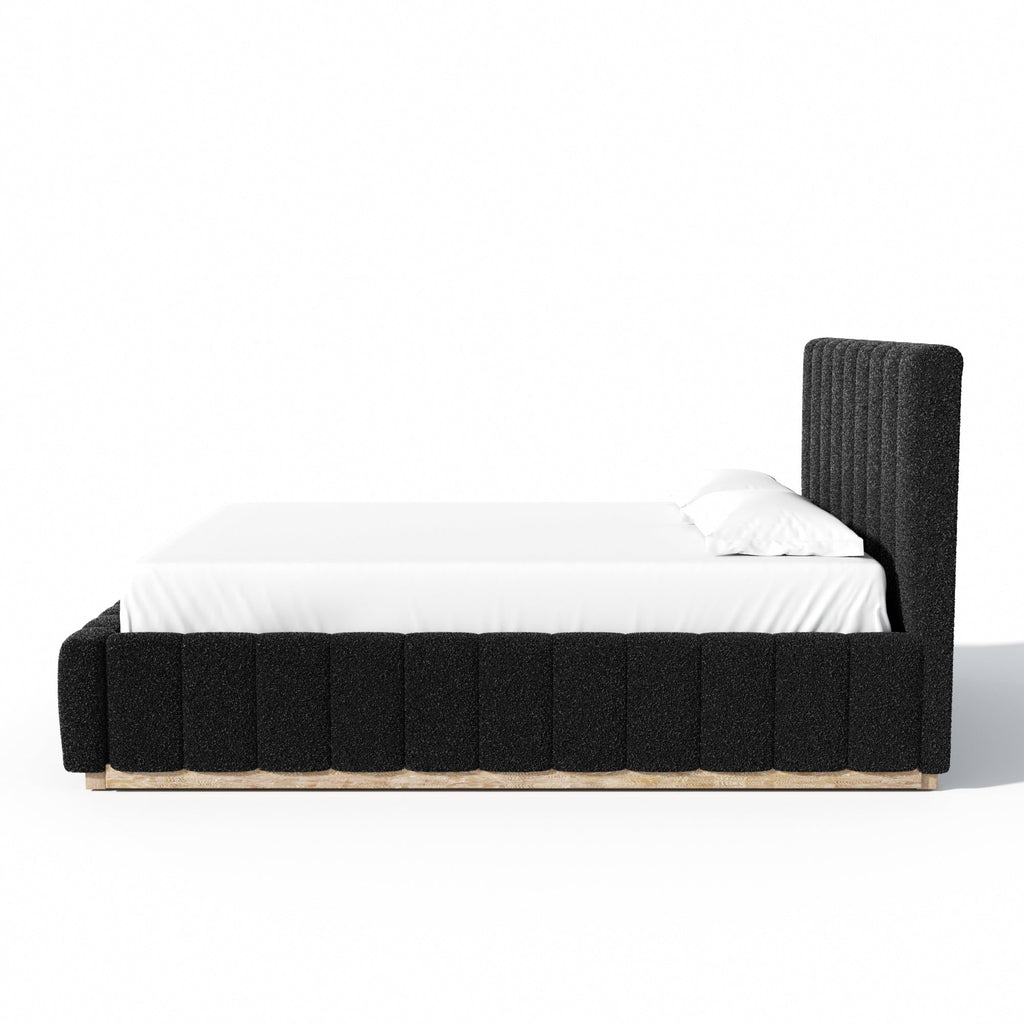 Agnes Bouclé Platform Bed