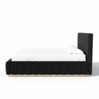 Agnes Bouclé Platform Bed