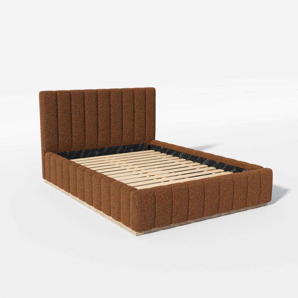 Agnes Bouclé Platform Bed