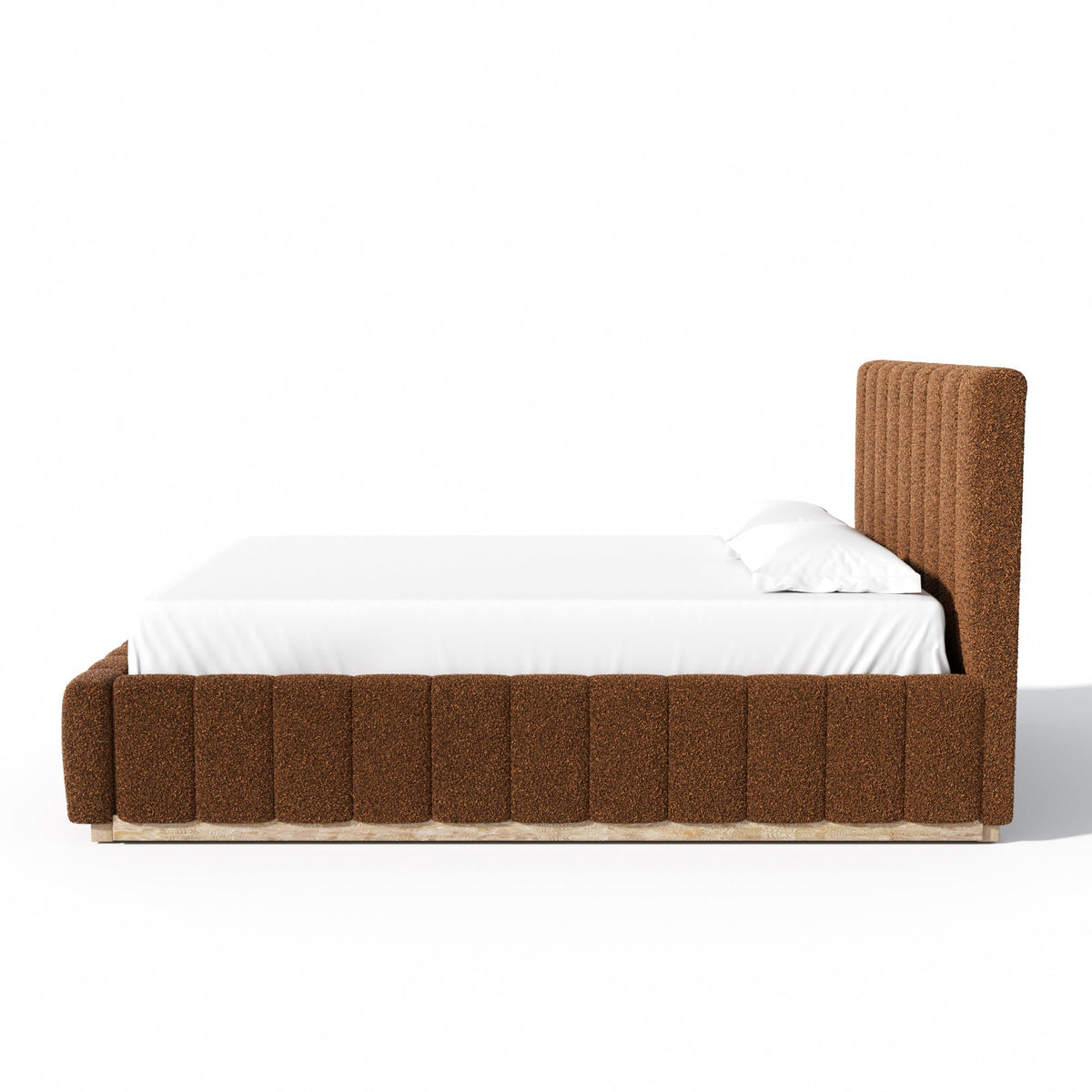 Agnes Bouclé Platform Bed