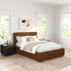 Agnes Bouclé Platform Bed