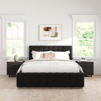 Agnes Bouclé Platform Bed
