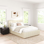 Agnes Bouclé Platform Bed