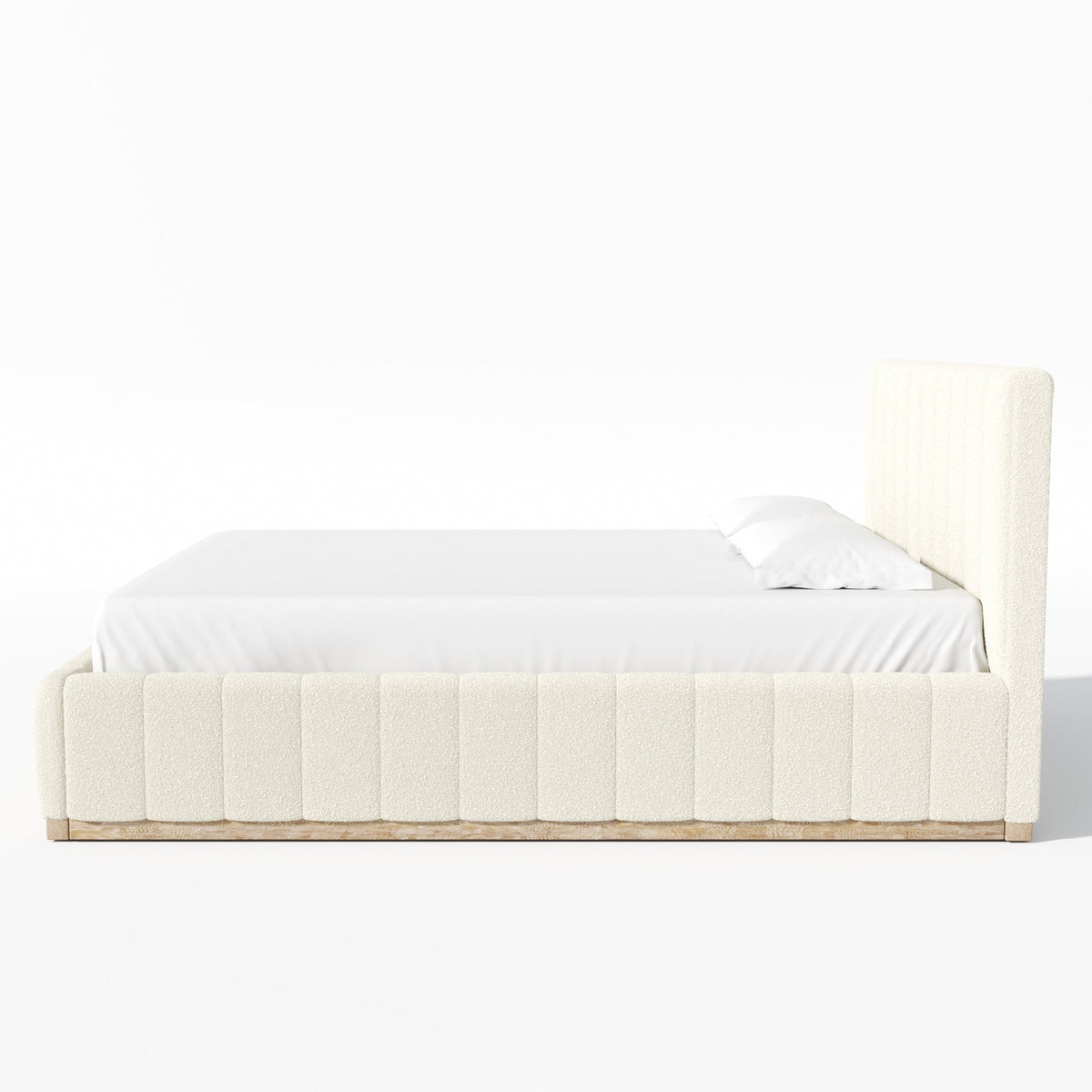 Agnes Bouclé Platform Bed