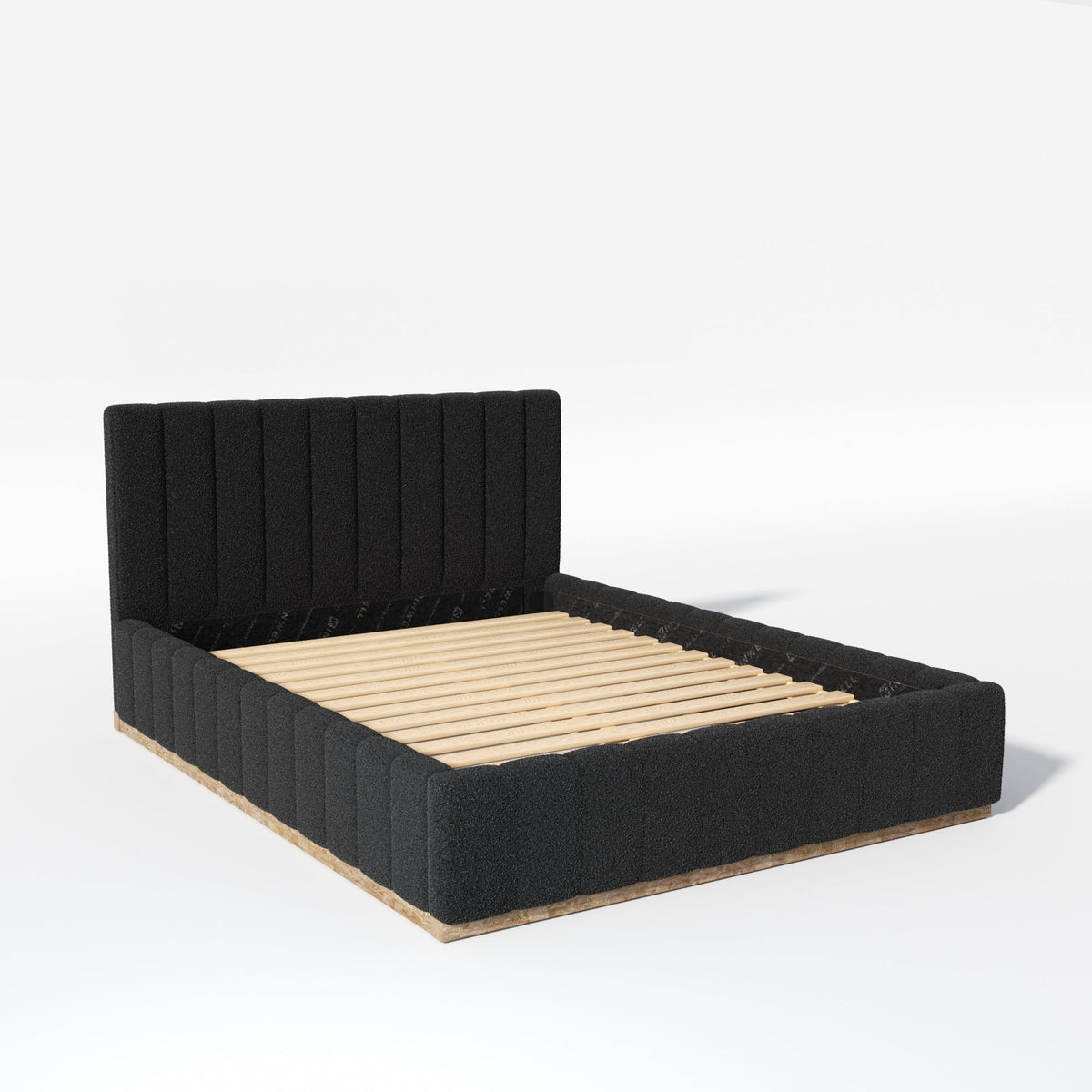 Agnes Bouclé Platform Bed