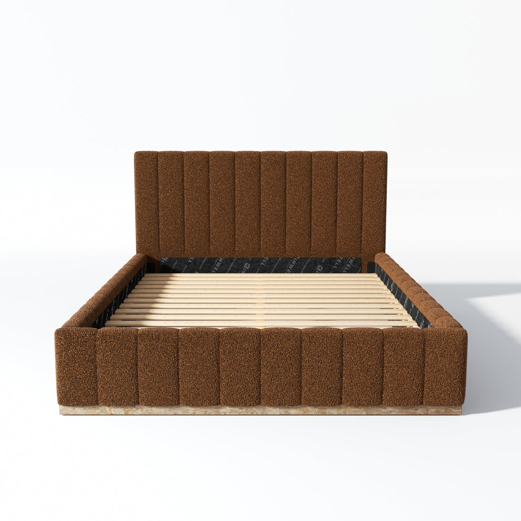 Agnes Bouclé Platform Bed