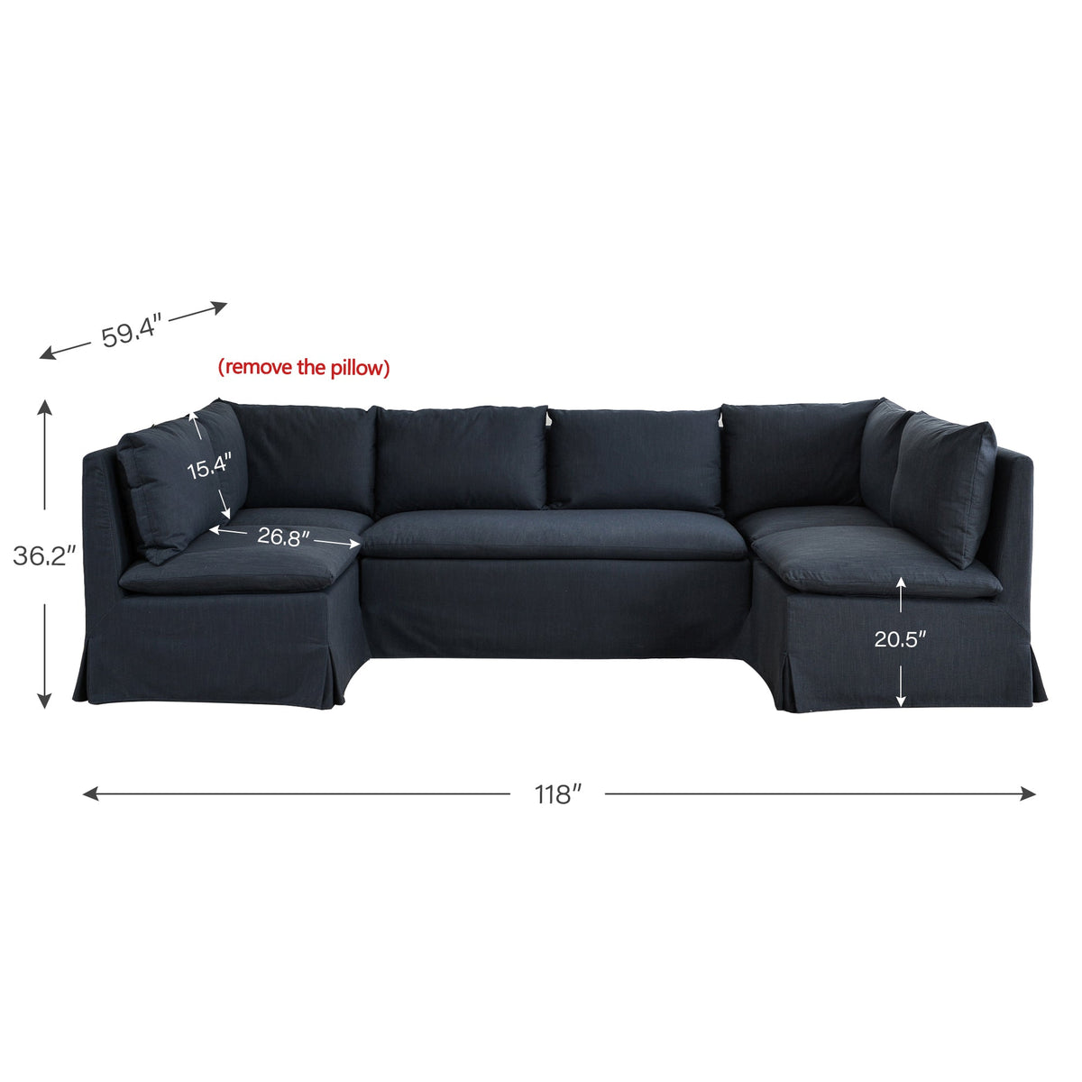 Nelly Slipcover Performance Dining Banquette
