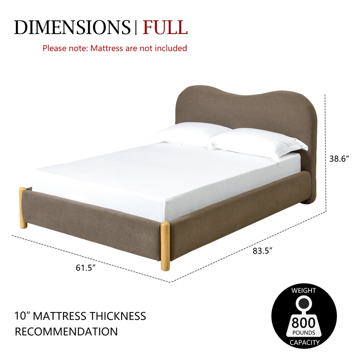 Dorothy Linen Platform Bed