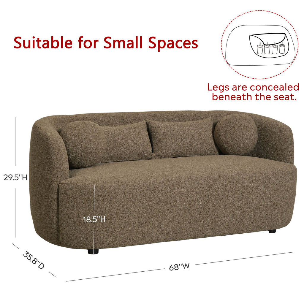 Ashlie Bouclé Loveseat