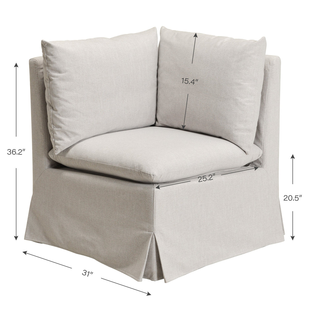 Nelly Slipcover Performance Dining Banquette