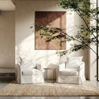 Eliza Slipcover Swivel Barrel Chair