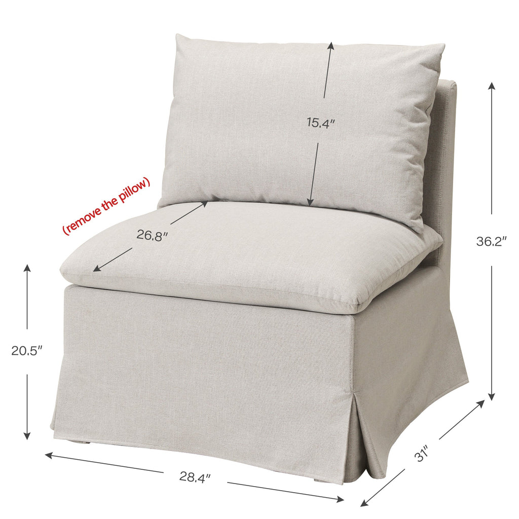 Nelly Slipcover Performance Dining Banquette