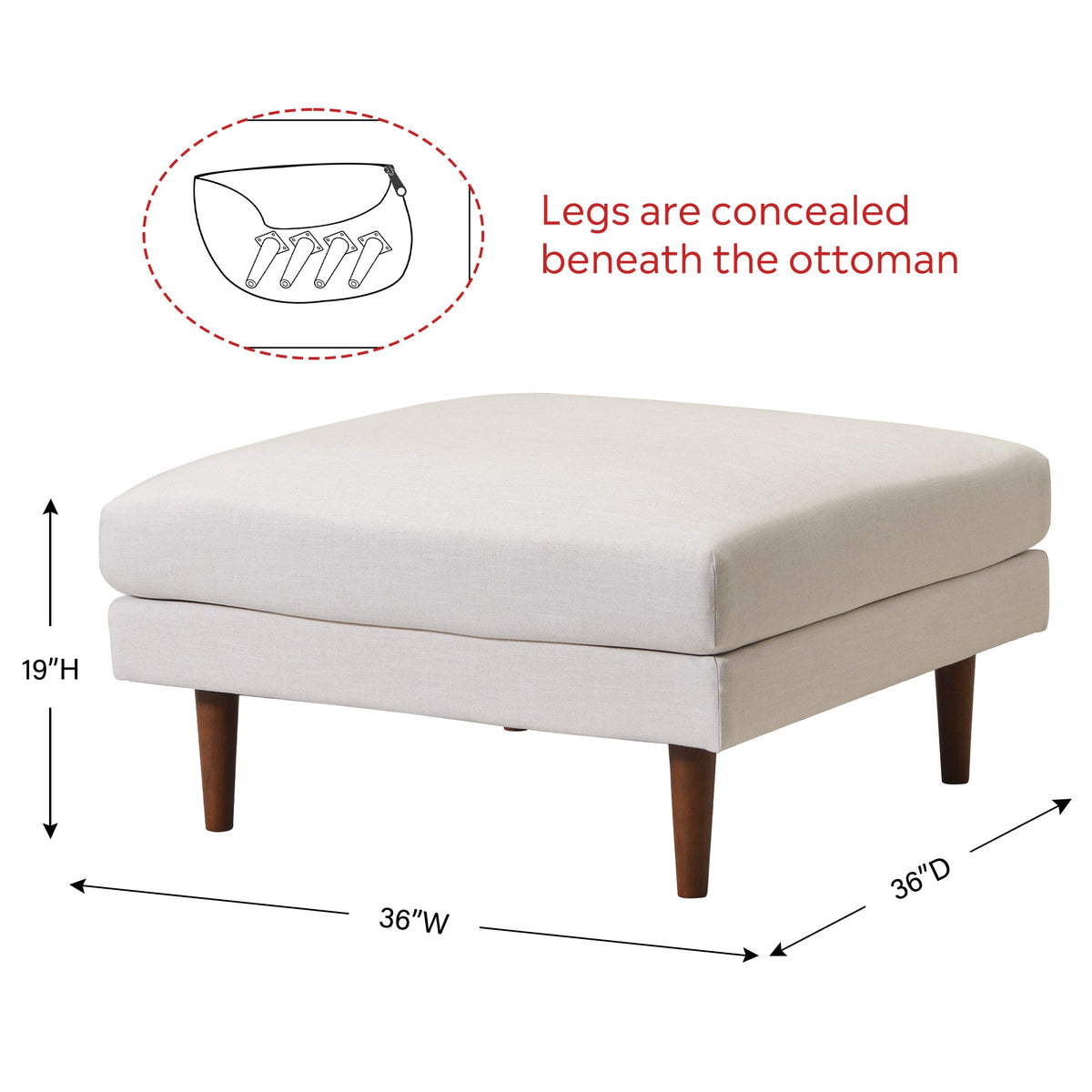 Samuel Upholstered Ottoman